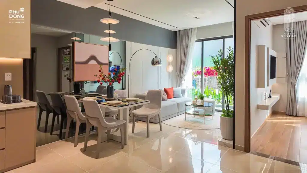 3. Thiết kế hiện đại – Tối ưu ánh sáng và gió tự nhiên