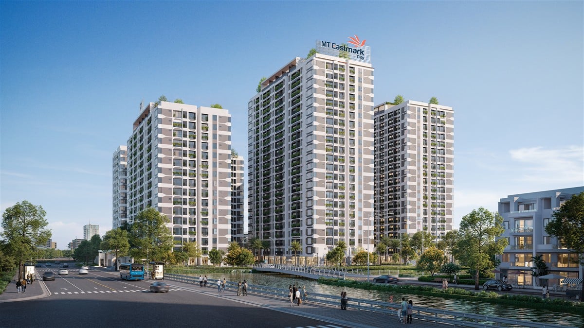 Phối cảnh tổng thế MT Eastmark City phân khu Eastmark 1